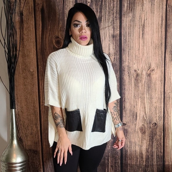 COPY - Fashion Cream Sweater - Picture 4 of 5